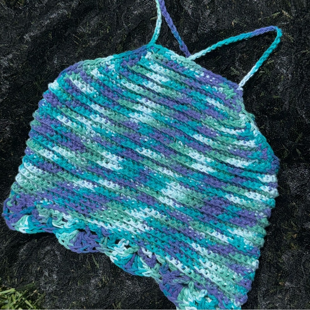 Handmade Multicolor Crochet Top